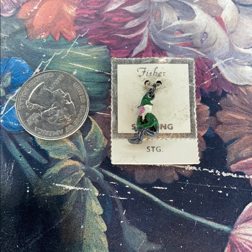 Fisher Silver Co. ‘Gnome/Elf’ Charm NWT